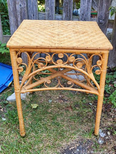 MaxSold Auction: This online auction includes oak cottage chest, walnut tea wagon, Mahogany wall rack, pine dough box, metal queen sized bed, sunflower table, wicker end table, kitchen shelf and others, vintage costume jewelry, crock pitcher, Christmas rocking horse, German booze bottles, jewelry, wall art, 1800s child’s tea set, Halloween costumes, barn window, seasonal decor, fabric artwork, rugs, brassware, antique graniteware, carnival glass, Jadeite bowl, crocks and much more!