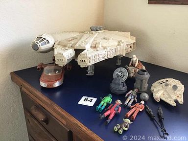 MaxSold Auction: This online auction features Ethan Allen Couch, Carved wood, Vintage Amber glass, Turn of Century Buffet, Wood cabinet, Miniature pitchers, Plated silver Collection, Bakeware, Japanese rice jar, and more!!!