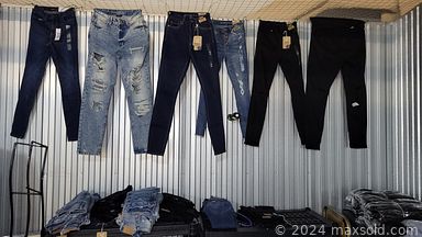 MaxSold Auction: This online auction features collection of apparels, ski masks, plastic shelves and much more.