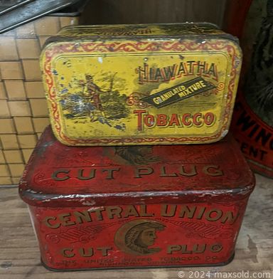 MaxSold Auction: This online auction includes furniture such as a bunk bed frame, wicker armchair, patio chairs, vintage wicker bench, Ping pong table, shelving units, armchairs, microfiber couch, coffee table, dressers, cabinets and others, vintage signs and other wall art, ephemera, vintage magazines, vinyl records, antique tins, wood soap crates, vintage decor, Willoware china, glassware, servingware, small kitchen appliances, linens, vintage camera, board games, kids toys, seasonal decor, tools, Kenmore grill, automotive supplies and many more!