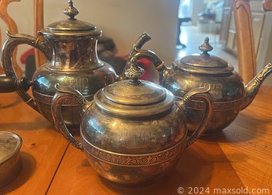 MaxSold Auction: This online auction includes furniture such as a futon, dressers, bed frame, cabinets, metal tool cabinets, shelving units, entertainment center, bookcases, leather sofa, armchairs, dining table set, bar stools, china cabinet, rolling island cabinet, desk, credenza and others, guitars, banjos, bandolin and other music instruments, books, sheet music, tools, hardware, electronics, kitchenware, small kitchen appliances, fabrics, sewing machines, Meade telescope, office supplies, clothing, shoes, accessories, yard tools, gas power washer, home health aids, seasonal decor and many more!