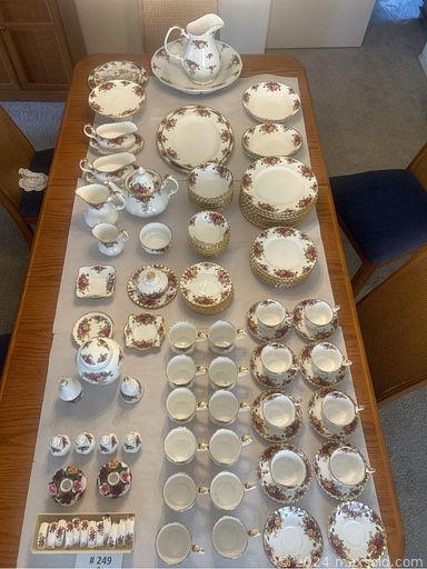 MaxSold Auction: This online auction includes BBQ gazebo, patio tables, dining table set, cabinets, MCM dressers, floral sofa, chairs, china cabinets and other furniture, clothing, accessories, Frigidaire freezer, kitchenware, small kitchen appliances, decor, seasonal decor,  lamps, wall art, tools, hardware, bar glassware, china, camping supplies, cleaning supplies, office supplies, travel bags and many more!