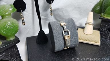 MaxSold Auction: This Commercial Liquidation Online Auction features sterling silver/gemstone rings, necklaces & bracelets, watches, unmarked jewelry rings, vintage Mexico silver bracelets, gold jewelry, collector coins, bolo ties, Indigenous art, amber jewelry, stainless steel jewelry, and much more!!