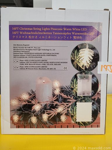 MaxSold Auction: This online auction features Xbox, hand warmers, coffee maker, silver space heater, ski masks, Christmas decor, air purifier, heated socks, smart watches, DVDs, games, warmers, clothing and much more!