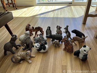 MaxSold Auction: This online auction features decor, Lladro figurines, Lenox jar, Holdraketa rocket, Capodimonte, cutting tools, Christmas decor, horse saddle, vintage postcards, sewing box, carved room divider, turntable and much more!