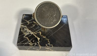 MaxSold Auction: This online auction includes lamps, toys, cassettes, vinyl records, accessories, CDs, glassware, posters, clay art figures, shiatsu massager, wood bar cart, ukuleles, tools, hardware, kitchenware, small kitchen appliances, acrylic photo boxes, office supplies, USB turntable, clothing, accessories, jewelry, shoes, boxes, sports equipment, chairs, electronics, Elvis Presley memorabilia, seasonal decor, decorative plates, cleaning tools, truck hitches, metal firepit, Hummel figures, pins and many more!