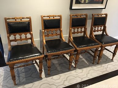 MaxSold Auction: This online auction includes an outdoor umbrella, propane fire pit, vintage tins, wall art, vinyl records, accessories, electronics, tri-light lamp, oak chairs, lamps, Char-Broil BBQ grill, lumber and more!