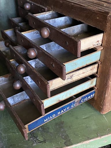 MaxSold Auction: This online auction features original paintings, Wedgwood, crystalware, drinkware, vintage tins, pottery, costume jewelry, antique stained glass light, vintage books, armchairs, oak parlour table, Harmony Horse saddle and much more!