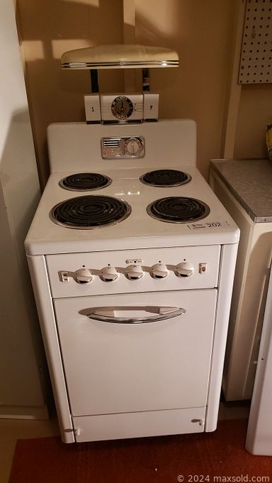 MaxSold Auction: This online auction features furniture such as a vintage rattan chair, dining chairs, curio shelves, nightstands, vintage metal cabinet, display shelf, tallboy dresser, vintage corner table, china cabinet and others, Queen Anne, Royal Dover, Noritake and other china, kitchenware, small kitchen appliances, Hummels, ceramic gnomes and other decors, silverplate, gardening tools, cleaning supplies, bedding, snowboarding gear, indoor growing light system, vintage trunks, porcelain washtubs, vintage McClary refrigerator, games, household appliances, garden shield and much more!