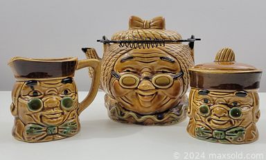 MaxSold Auction: This online auction features vintage Art Deco ceiling light shades, Fenton glass, metal bar tray, teacup/saucer sets, collectible water globes, vintage hats, vintage jewelry, MCM barware, Depression glass, art glass, vintage table linens, new storage containers, Ralph Clark prints, vintage bottles and much more!