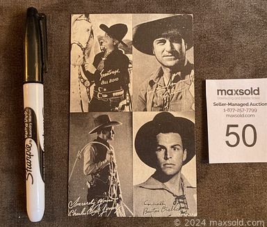 MaxSold Auction: This online auction features baseball and hockey cards, sealed football card sets, comics such as Spiderman, The Micronauts, Tarzan, Star Trek and others, vintage Boy Scouts items, posters, 1984 NASCAR model kit, Wayne Gretzky metal lunchbox, stamps, Star Trek cards, Star Wars figures, records, sports pinback buttons, Red Rose tea cards, Marvel trading cards, 1916 college football megaphones, City of Ottawa curling pins, Beetlejuice cards and much more!