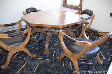 MaxSold Auction: This online auction features trading cards such as Score hockey cards, Magic the Gathering, Pokémon and Yugi-Oh, framed artwork, furniture such as antique chair, glass tables, and Drexel MCM dining table with chairs, foosball table, vintage Fisher Price toys, vintage advertising and much more!