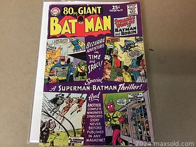 MaxSold Auction: This online auction features comics, framed photos, electronic games, Canvas prints, LPs, retro comic art prints, VHS boxset, telephone, puzzle, 45 rpm picture sleeves, trading cards, animal figurine, gaming dice, action figurines, gaming figurines, Art protective top-loader cases, puzzles, ceramic mugs, X-box, books, posters and much more.