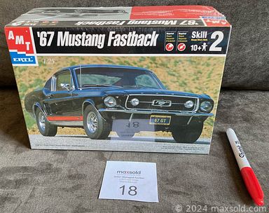 MaxSold Auction: This online auction features sports collectibles, model car kits, new fast food toys, non-sports cards, NIB die-cast cars, Star Wars collectibles, cameras, bar sign, chain saw, comics, banknotes and much more!