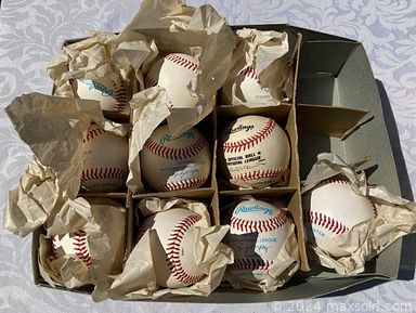 MaxSold Auction: This online auction features sports collectibles, model car kits, new fast food toys, non-sports cards, NIB die-cast cars, Star Wars collectibles, cameras, bar sign, chain saw, comics, banknotes and much more!