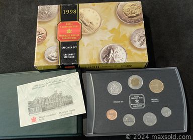 MaxSold Auction: This online auction features world coins, uncirculated coin sets, banknotes, silverware, collector spoons, sterling silver chains, and much more!!