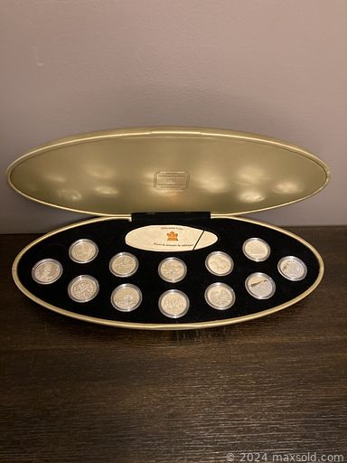 MaxSold Auction: This online auction features collector coins, sterling silver and gold jewelry, Hummel, watches, vintage Hot Wheels, fine china, uranium glass and much more!