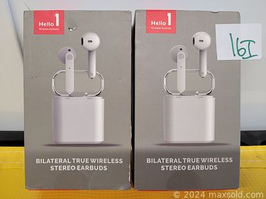 MaxSold Auction: This online auction features NIB items such as smartwatches, hand warmers, Christmas lights, earbuds, small kitchen appliances, ceramic heaters, Bluetooth toques, heated apparel, canopy tents, dash camera, Jed North clothing, jeans and much more!