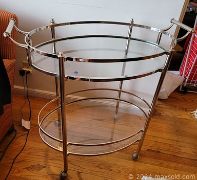 MaxSold Auction: This online auction features Asian style cabinet, golf clubs, TVs, faux leather recliner, standing jewelry cabinet, snorkeling gear, robot dog, electronic components, women’s clothing & outerwear, new beauty products, women’s handbags & scarves, women’s shoes & boots, bar cart, Kimberly Howland artwork and much more!