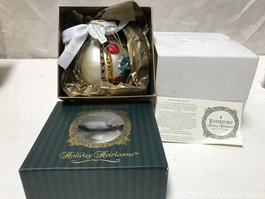 MaxSold Auction: This online auction features Lenox, Mikasa, Goebel, Murano glass, collectible dolls, vintage comic books, vintage lamps, wall art, home decor, Lego, pottery, African art, vintage Disney, craft kits, holiday decor, Marvel figures, sports collectibles and much more!