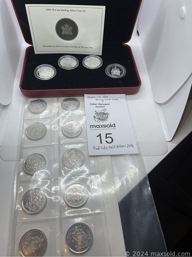 MaxSold Auction: This online auction includes jewelry such as a gold chain with cross, Joan Rivers jewelry, Camrose & Kross necklace, Tagliamonte Intaglio and other rings, Nolan Miller brooch and others, buffet and hutch, books, coins such as a 2013 Warbird Silver Shield, 1999 The Santiago Dollar, 2015 Reindeer and more!