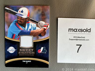 MaxSold Auction: This online auction features sports trading cards including autographed cards, jersey cards, rookie cards, and sports collectibles including bats, balls, photos, stamps, buttons, drink cups, magazines, programs, bobbleheads, pennants, and Pez dispensers, Pokemon cards, Halloween costumes, board games, comics, and much, much, more!!!