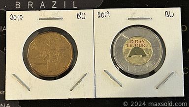 MaxSold Auction: This online auction includes trading cards, jewelry, accessories, skates, electronics, Canon Powershot camera, coins, banknotes, video game consoles, Lego and other toys, figurines, decor, storage boxes and much more!