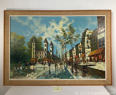 MaxSold Auction: This online auction features Chinese Porcelain, Wall art, Vintage Cookware, Vintage Oil cans, Soapstone Sculpture, Artisan pottery, Art glass, Vintage dolls, Turkish rug, The Police Vinyl album, Afghani rug, Ceramic vase, Teacups, Comic books, Costume jewelry, Vintage electric fan, Tables, Copeland English China, Howard Miller clock and much more!