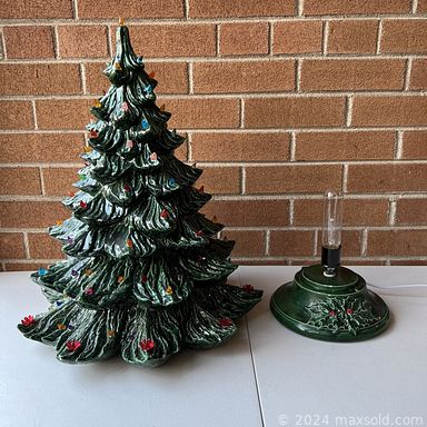 MaxSold Auction: This online auction features Lemax Christmas Village items, vintage cosmetics case, vintage relish tray, wall clock, rubber ducky watering jug, Hanukkah decor, a mosaic lampshade, vintage Tupperware, Christmas Nutcracker Village dolls, Relco chef condiment set, Rae Dunn collectibles, folding lawn chairs, Pfaltzgraff, vintage starburst glass set, vintage Pyrex, Japanese Tamari balls, vintage MCM candleholders, vintage Teakwood serving tray, Jadeite coasters, vintage MCM wood dining chair and much more!