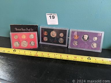 MaxSold Auction: This online auction features signed original art, US proof coin sets, antique sterling silver, art glass, costume jewelry, first edition comic books, vintage toys and much more!