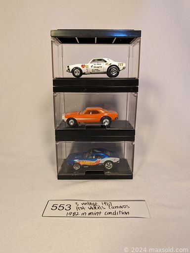 MaxSold Auction: This online auction includes vintage Hot Wheels and other diecast cars, Pokemon, sports and other trading cards, coins, banknotes, clothing, accessories, Star Wars memorabilia,  MCM vase, Denby dishware set, stuffed toys, figurines, neon signs, cobalt blue glassware, stamps, wall art, vintage records, Instax Mini 8, electronics, books, patches, puzzles, art cards, LED light, Community flatware, vintage Pyrex, Tupperware and other kitchenware, small kitchen appliances, books, DVDs, toys, vintage magazines and much more!