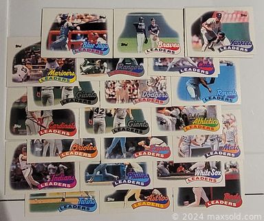 MaxSold Auction: This online auction features trading cards such as MLB and NFL Topps, Fleer, and DonRuss, NIB headphones and much more!