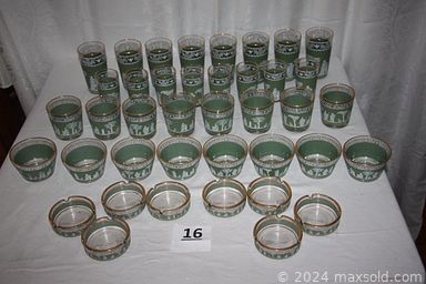 MaxSold Auction: This online auction includes Elvis PResley memorabilia, silverplate, MCM Helen Conroy glassware, vintage Wedgwood glassware, vintage Bakelite, Pyrex, Limoges and other china, Art Deco magnifying glass, diecast metal cars, Thomas the Train, Lego, She-Ra, Barbies and other toys, Voigtlander film camera, jewelry, accessories, books, brass bells, seasonal decor, stamps, US President figures, vinyl records, bongo drums and many more!