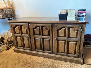 MaxSold Auction: This online auction features framed artwork, traditional Japanese clothing, Kenmore refrigerator, plants, furniture such as vintage Zenith stereo cabinet, MCM bedroom set, modern recliner, end tables, and vintage oak dining tables, Asian decor, ceramics, kitchenware, small appliances, light fixtures, office supplies, storage and much more!