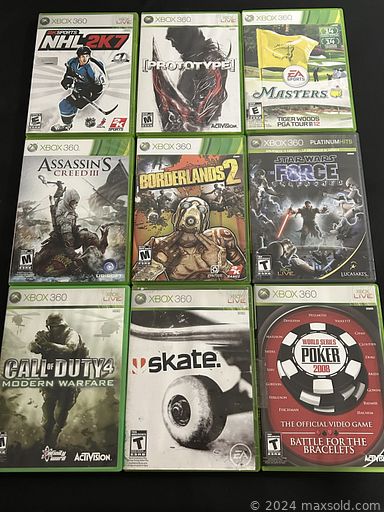 MaxSold Auction: This online auction features coins, Christmas village pieces, porcelain lady figurines, sports trading cards, Pokemon cards, power tools, toys, banknotes, CDs, vinyl records, camera lenses, DVDs, video games, and much, much, more!!!