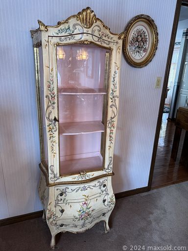 MaxSold Auction: This online auction features Tiffany-style lamp, vintage teak stereo cabinet, teacup/saucer sets, carved wood tables, Satsuma teapot, collectible spoons, ceramic bouquets, cuckoo clock, stained glass windows, Wurlitzer jukebox, beer steins, bedroom sets, TV,  exercise equipment, area rugs, metal wall art, and much, much, more!!!