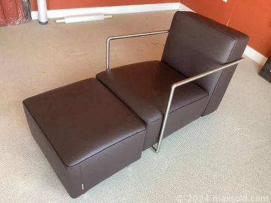 MaxSold Auction: This online auction features area rug, leaning bookcases, accent chairs, dining room table & chairs, Waterford crystal, advertising signs, decanter, pewter, decorative plates, leather sectional sofa, chaise, roll top desk, Royal Doulton china, costume jewelry, perfume bottle and much more!