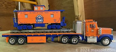 MaxSold Auction: This online auction features trains such as locomotives, Lionel diesel switcher, rail cars, cabooses, freight cars, K-line cars, industrial rail cars, flat boxes, passenger cars,  and signed lithography, transformers/sound, train accessories, train tracks, and much, much, more!!