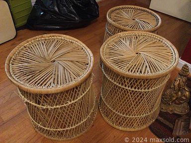 MaxSold Auction: This online auction features furniture such as a patio sectional set, wicker tables, Stanley armoire, California king bedframe, media stand, dinette set, cabinets, bookshelves, bench and more, electronics, cleaning supplies, solar lights, snowblowers, yard tools, kitchenware, small kitchen appliances, rugs and runners, decor, mirrors, shoes, accessories, dog supplies, plant stands, linens, vacuum cleaners, wall art, columns, baskets, Toro lawnmower and much more!