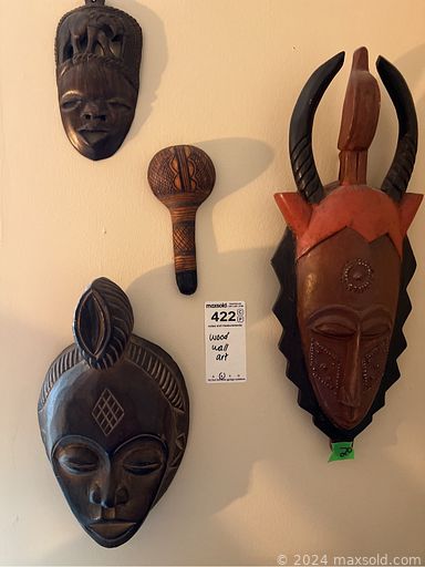 MaxSold Auction: This online auction features power & hand tools, Egyptian art, African carved masks, art pottery, pet products, TV, area rugs, computer desk, office supplies, yarn, craft supplies, sewing machine, Oriental cabinets, Oriental-style figures, clothing, decanters, Asian wall art, art supplies, utility shelves, vacuums,  jewelry cabinet, masquerade masks,  small kitchen appliances, polymer jewelry, and much, much, more!!