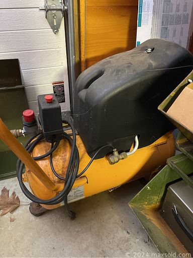 MaxSold Auction: This online auction includes tool chests, storage cabinets, file cabinets, metal carts, vintage press cabinet, metal storage units and others, Craftsman chainsaw, Sears angle grinder and other power tools, hand tools, vintage tools, lights, compressor, hex cap screws, drawer pulls, pipe clamps and other hardware, battery charger, industrial lights, containers, vintage counting machine, coffee grinder and many more!