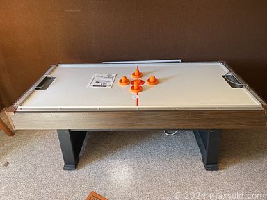 MaxSold Auction: This online auction features furniture such as an air hockey table, poker table, Brunswick recreation table, wicker chairs, rocker, dressers, cabinets, wall hanging curio, couch, nesting tables, rocking chair, sleigh bed, dresser, armoire, secretary desk, sofa table, bookshelves, buffet server, hope chest and others, Woods freezer, Westinghouse refrigerator, kitchenware, small kitchen appliances, garden supplies, lawn tools, lawnmower, cleaning supplies, books, games, seasonal decor, cleaning supplies, vacuum, cat decor, home health aids, office items, accessories, lamps, Kodascope vintage projector and much more!