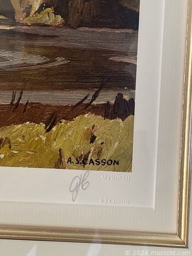 MaxSold Auction: This online auction features furniture such as an outdoor lounger, dining table set, MCM end tables, melamine desk, dresser, accent chair, sofa table, secretary desk, rocking chairs, sewing desk and others, AJ Casson print and other wall art, lamps, books, kitchenware, small kitchen appliances, vinyl records, Limoges dinnerware, LG refrigerator, clothing, accessories, Free Spirit exercise bike, luggage, decor, pet supplies, Wii console, Samsung TV and other electronics, seasonal decor, copperware, brass items, office supplies, linens, plywood, tools, light fixtures, outdoor garden decor and much more!