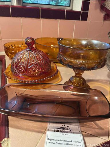 MaxSold Auction: This online auction includes John Deere riding mower, collectible coins, sports trading cards, fine china, carnival glass, 42” Sharp TV, CDs, LPs, DVDs, furniture such as dining table, wooden chairs, secretary desk, glass top buffet and La-Z-Boy power recliner, power tools, jewelry such as 14k gold, silver, and vintage pieces, holiday decor, wall art, fishing equipment, golfing gear, glassware, HP printer, small kitchen appliances, portable dishwasher, home improvement materials, Elgin boat motor, Brinkmann barbecue, lumber, and much, much more!