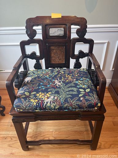 MaxSold Auction: This online auction features antique Asian chair, Papasan-style chairs, desk & chair, sleigh bed, sport bike, Asian-inspired wood screens, decorative plates, exercise equipment, craft supplies, games, puzzles, costumes, formal gowns, vintage clothing, outdoor motor, sports equipment, hunting clothing, sailing gear, tent, hand tools, and much more!!