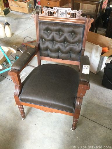 MaxSold Auction: This online auction includes new Jeep side steps, vintage comics, Canadian coins, sterling silver, Limoges, Wedgwood, furniture such as Vilas dining table, Vilas chairs, wardrobes, antique chairs and end tables, signed paintings, stoneware crocks, vintage toys, military ephemera, and more!
