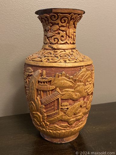 MaxSold Auction: This online auction features silver coins, rhinestone jewelry, watches, Chinese cork carving, Japanese Satsuma egg, clay teapots, horse brasses, antique cameo brooch, Blue Delft porcelain, costume jewelry, Wade figurines and much more!