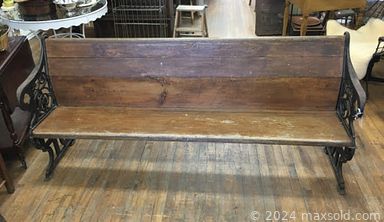 MaxSold Auction: This online auction features antique church pew, West Coast Haida, art pottery, antique blanket box, wood carving, vintage dresser set, oil lamp, vintage mirrors, vintage Tiffany Style light fixture, garden art, vintage lead glass windows, vintage fireplace fenders, vintage etched glass doors, milk crates, prints, floor grates and much more!