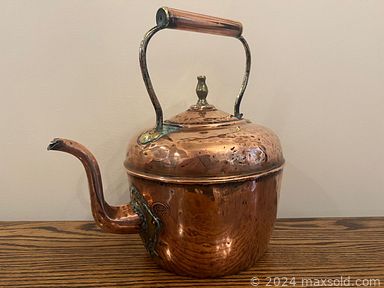 MaxSold Auction: This online auction features signed artwork, antique furniture, Royal Doulton, vintage lamps, rugs, mirrors, wingback chairs, copper serveware, and much, much, more!!!!!