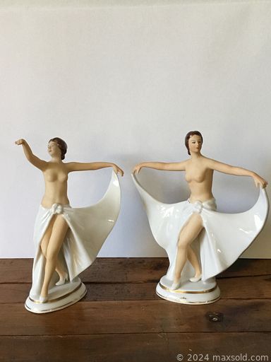 MaxSold Auction: This online auction includes wall art, jewelry, accessories, sterling silver items, crystalware, coins, porcelain bowl, seashells, Chinese figurine, vintage china, Royal Doulton figures, porcelain miniatures, brass box, snowshoes and more!